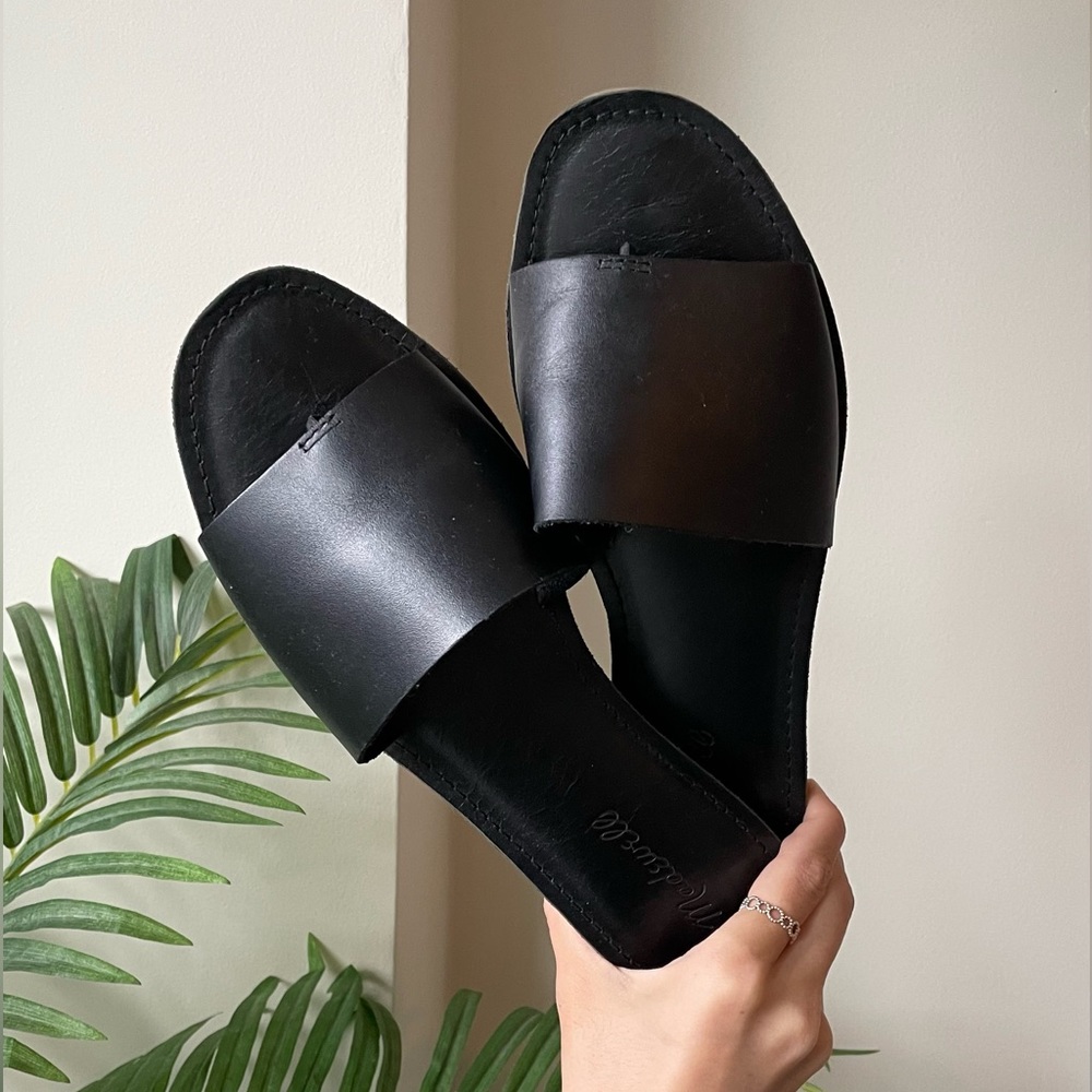 Madewell Boardwalk Post Slide Sandal size 9
